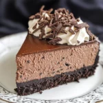 Easy No Bake Chocolate Cheesecake