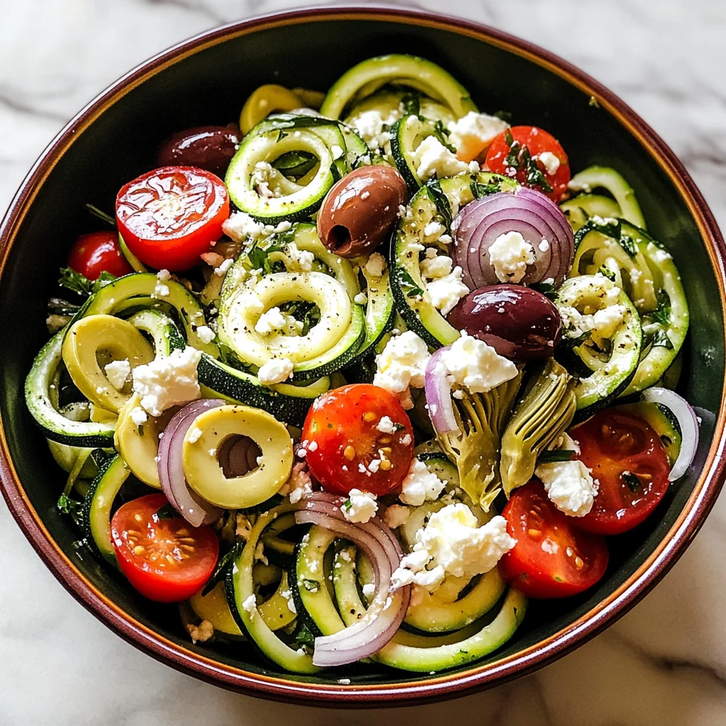 Greek Zucchini Salad Recipe