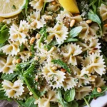 Lemon Basil Parmesan Pasta Salad
