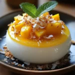 Mango Coconut Panna Cotta