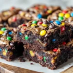 Monster Cookie Fudgy Brownies