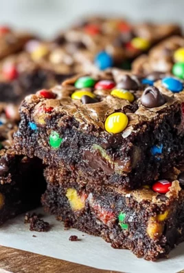 Monster Cookie Fudgy Brownies