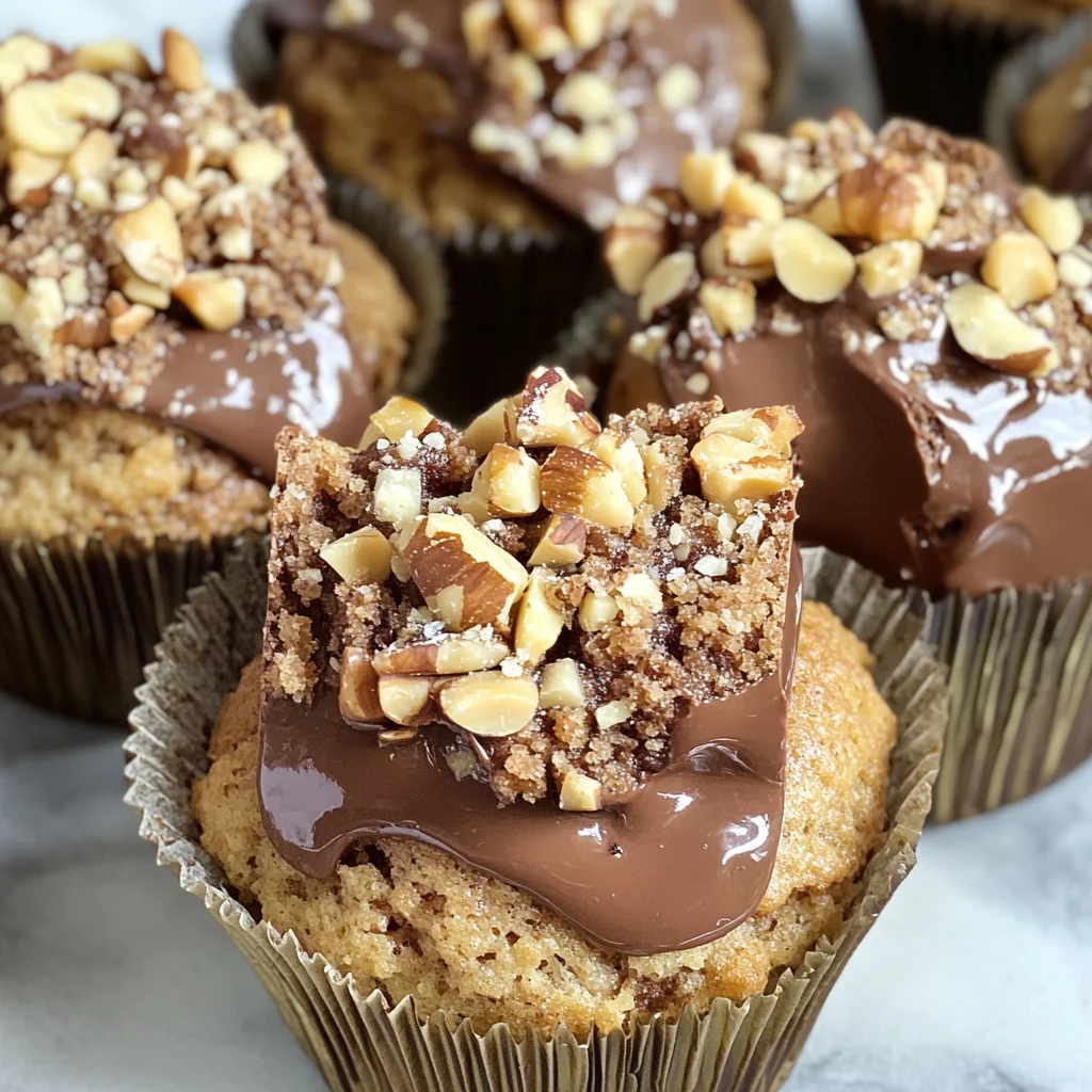 Nutella Hazelnut Muffins