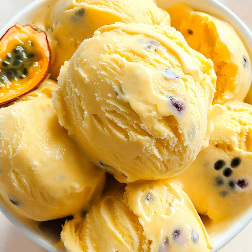 Passion Fruit Ice Cream