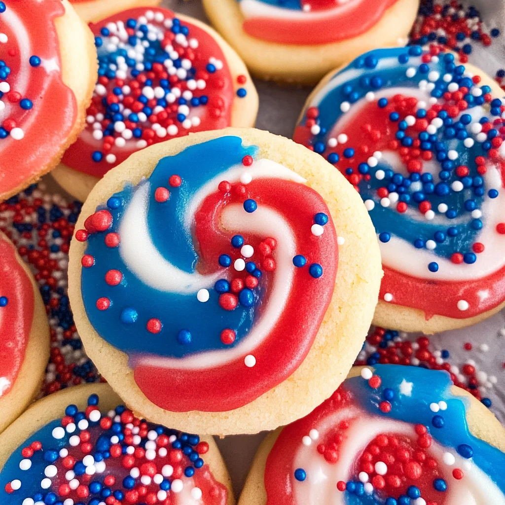 Patriotic Swirled Sugar Cookies