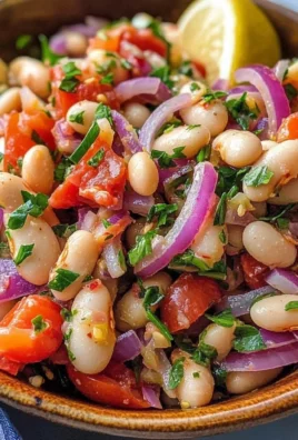 Piyaz (Turkish White Bean Salad)