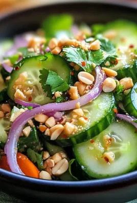 Thai Cucumber Salad – Easy, Refreshing & Flavorful Side Dish