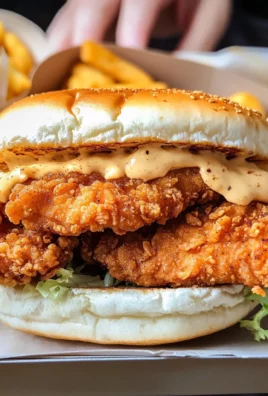 The Best Panbread with Crispy Chicken Burger