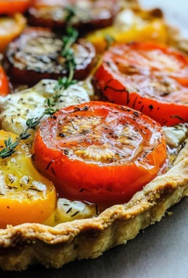 Tomato Tart with Goat Cheese