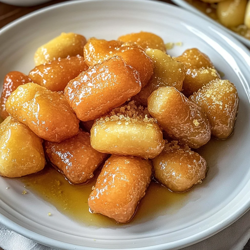 Tulumba Tatlısı - Turkish Fried Dough Dessert