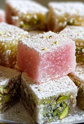 Turkish Delight with Rosewater and Pistachios (Lokum)