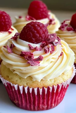 White Chocolate Raspberry Cupcakes