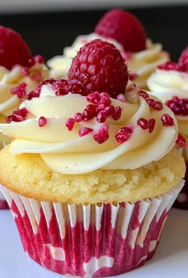 White Chocolate Raspberry Cupcakes