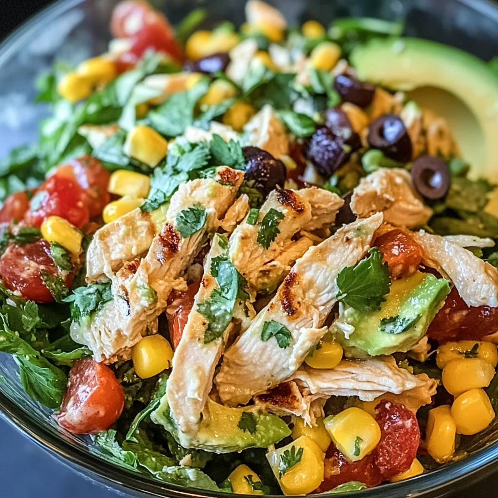 Zesty Southwest Chicken Salad Recipe is a must-try!