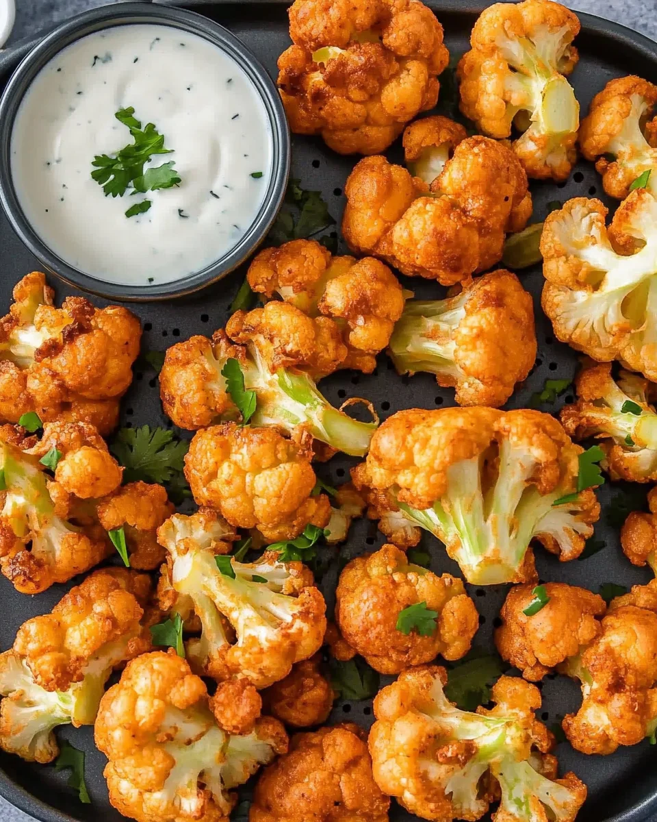 Air Fryer Buffalo Cauliflower Recipe