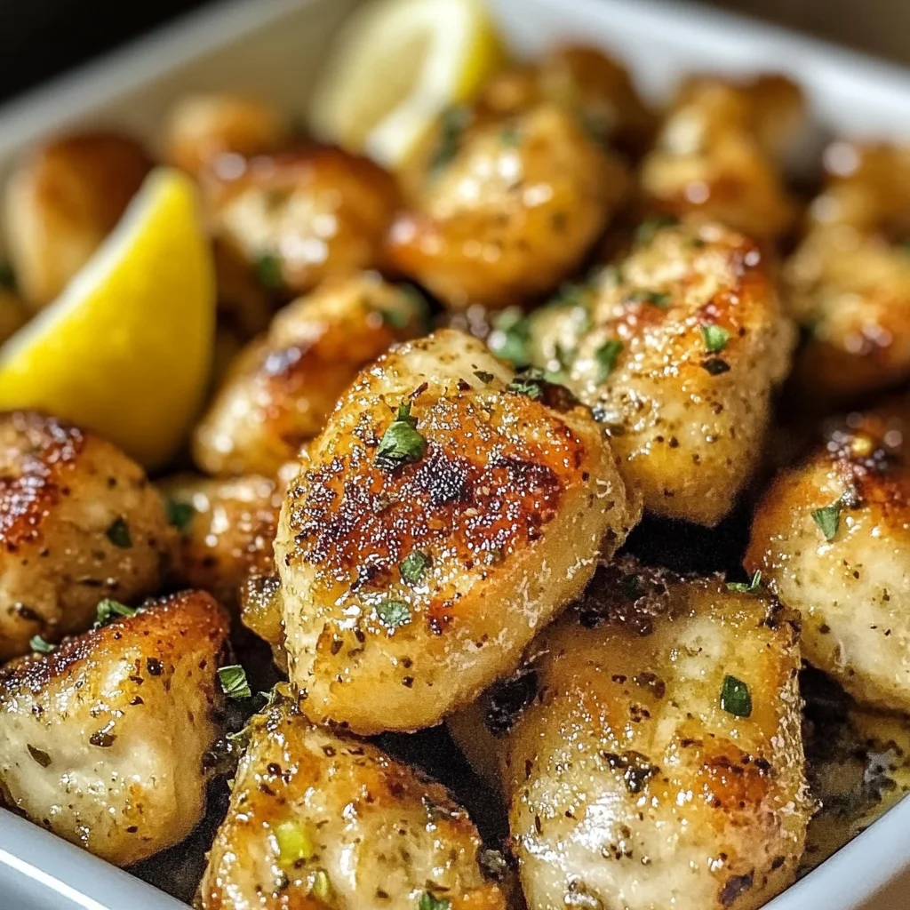 Air Fryer Lemon Chicken Bites