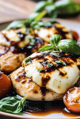 Balsamic Baked Chicken Breast with Mozzarella Cheese Recipe