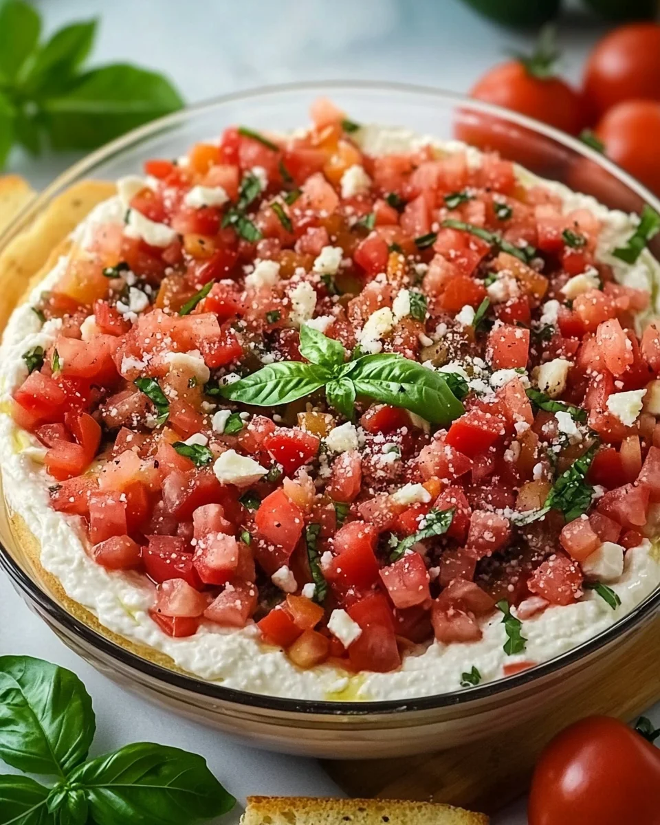 Bruschetta Dip: A Vibrant and Flavorful Appetizer to Delight Your Guests