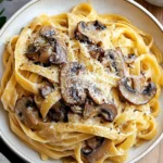 Caramelized Leek and Mushroom Gruyere Pasta