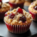 Cherry Cobbler Muffins