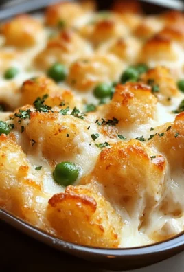 Chicken Alfredo Tater Tot Casserole: A Cozy, Comforting Dinner