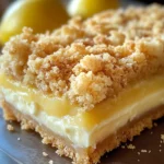 Creamy Lemon Cheesecake Crumb Bars Recipe