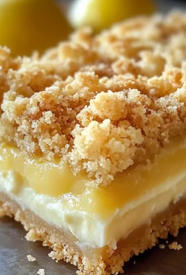 Creamy Lemon Cheesecake Crumb Bars Recipe