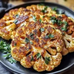 Crispy Baked Cauliflower Steaks