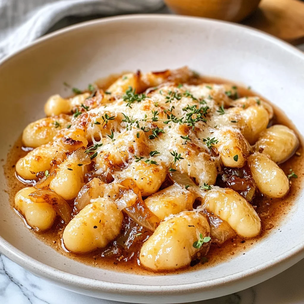 French Onion Gnocchi