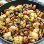 Garlic Cauliflower Mushroom Skillet: Quick & Delicious Dish
