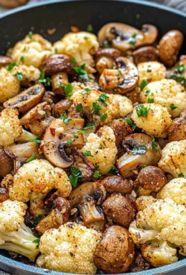 Garlic Cauliflower Mushroom Skillet: Quick & Delicious Dish