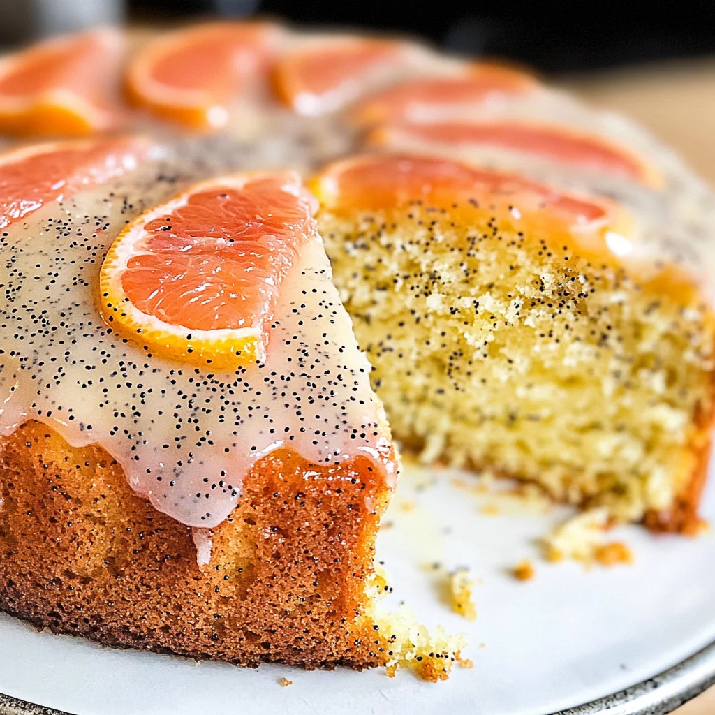 Grapefruit Poppy Seed Cake: An Incredible Ultimate Citrus Delight