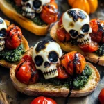 Halloween Bruschetta Appetizer