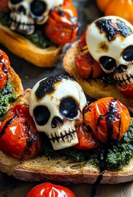 Halloween Bruschetta Appetizer