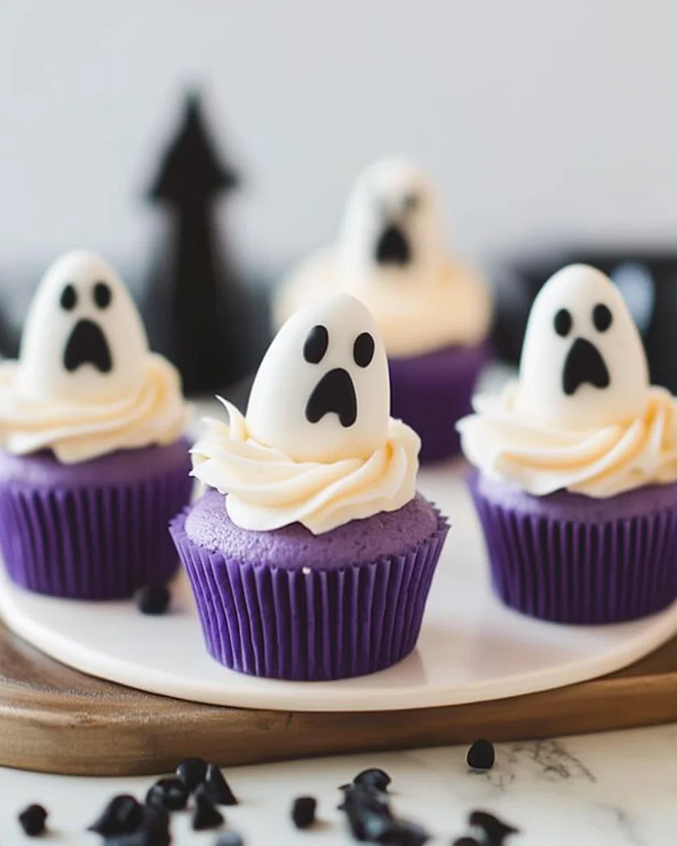 Halloween Ghost Cupcakes