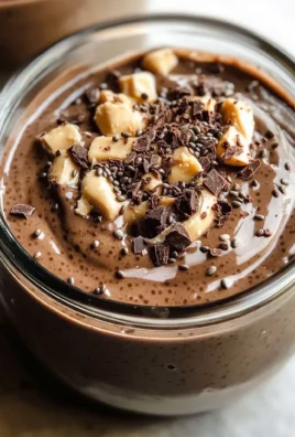 High-Protein, Chocolate Peanut Butter Chia Pudding