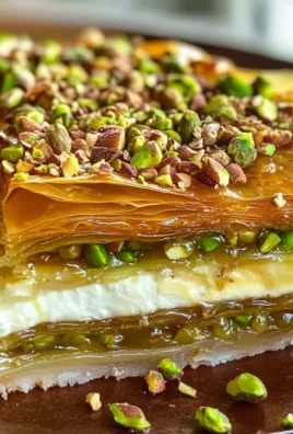 Honey Pistachio Baklava Cheesecake