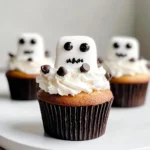 Marshmallow Ghost Cupcakes