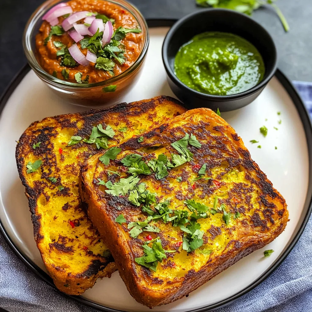 Masala French Toast | Savory Bombay Toast