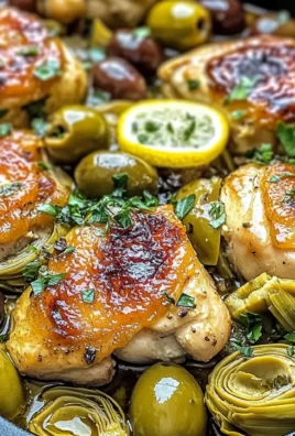 Mediterranean Lemon Chicken with Artichokes & Olives