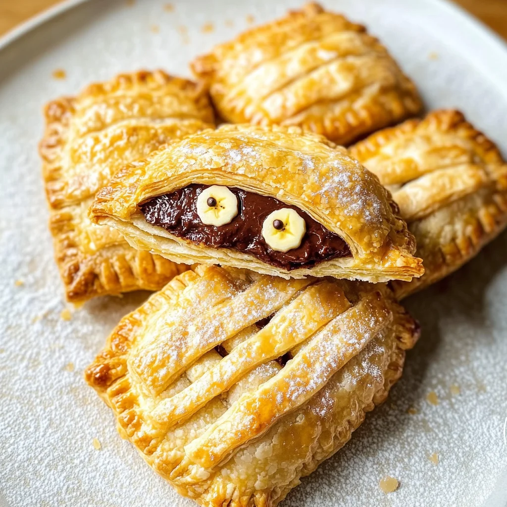 Nutella Mummy Hand Pies
