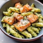 Salmon Pesto Pasta