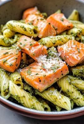 Salmon Pesto Pasta