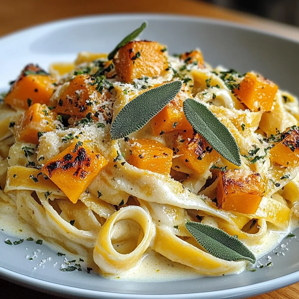 Savory Butternut Squash & Sage Pasta