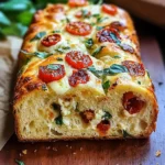 Savory Caprese Bread : A Fresh Italian Bread