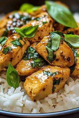 Spiced Coconut Basil Chicken with Rice: A Flavorful Delight
