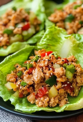 Thai Chicken Lettuce Wraps
