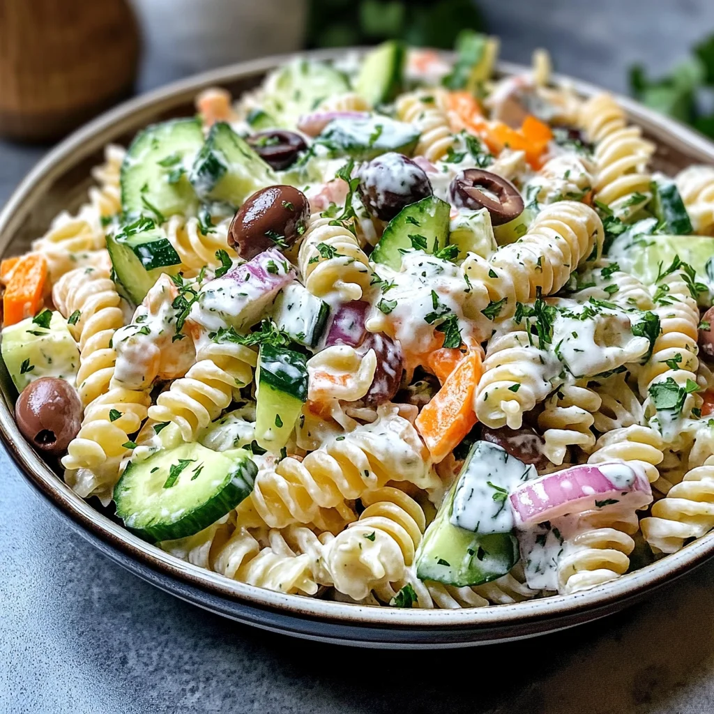 Tzatziki Pasta Salad