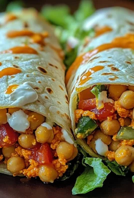 Buffalo Chickpea Wraps