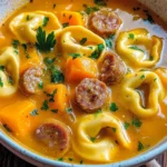Butternut Squash Sausage Tortellini Soup Recipe